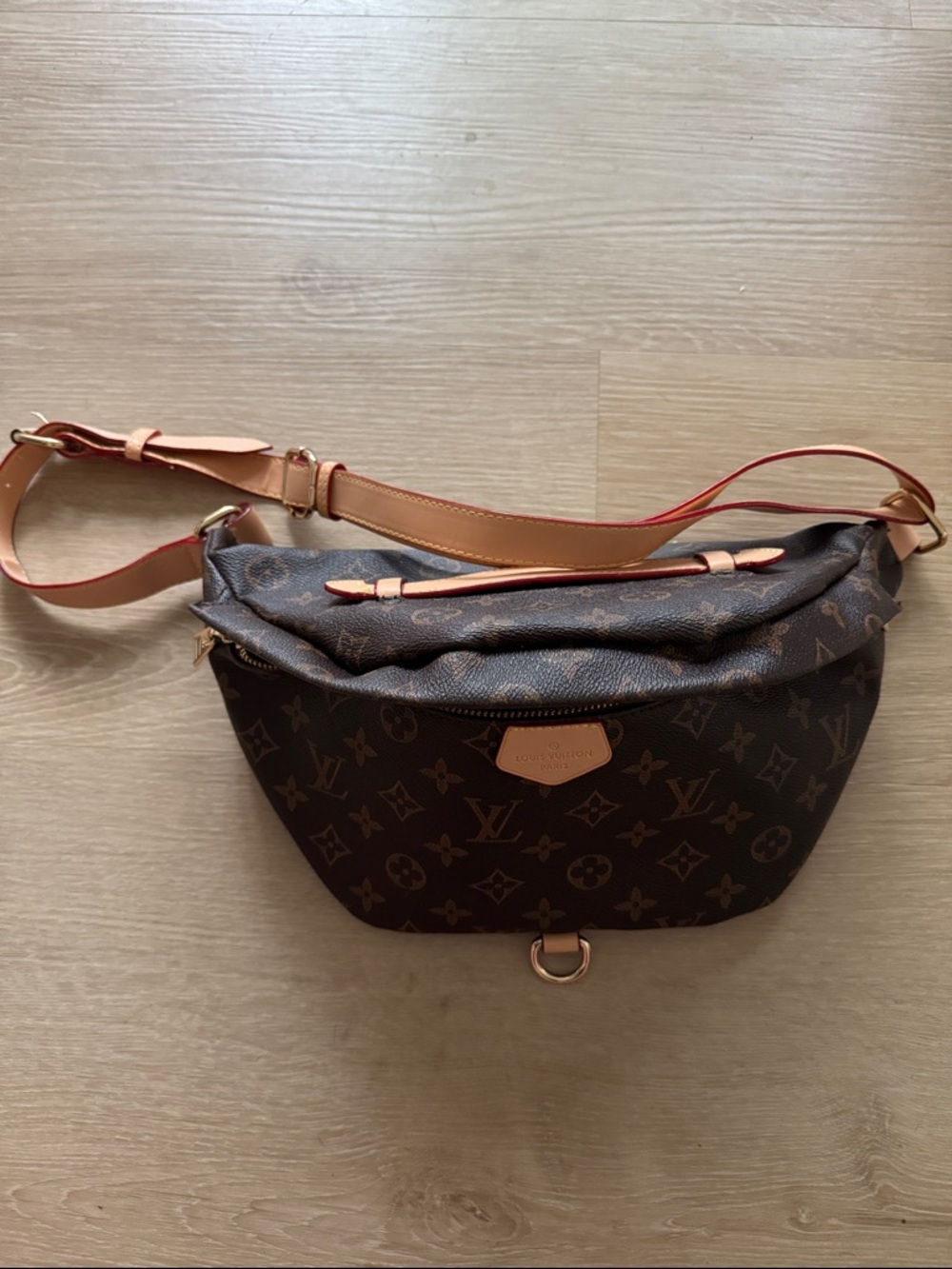 Brown Monogram Canvas Crossbody Belt Bag